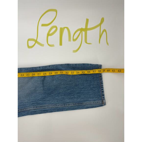 B44 DOEN Diana High Rise Straight Jeans 26 Villefort Organic Cotton Button Fly - Picture 10 of 13